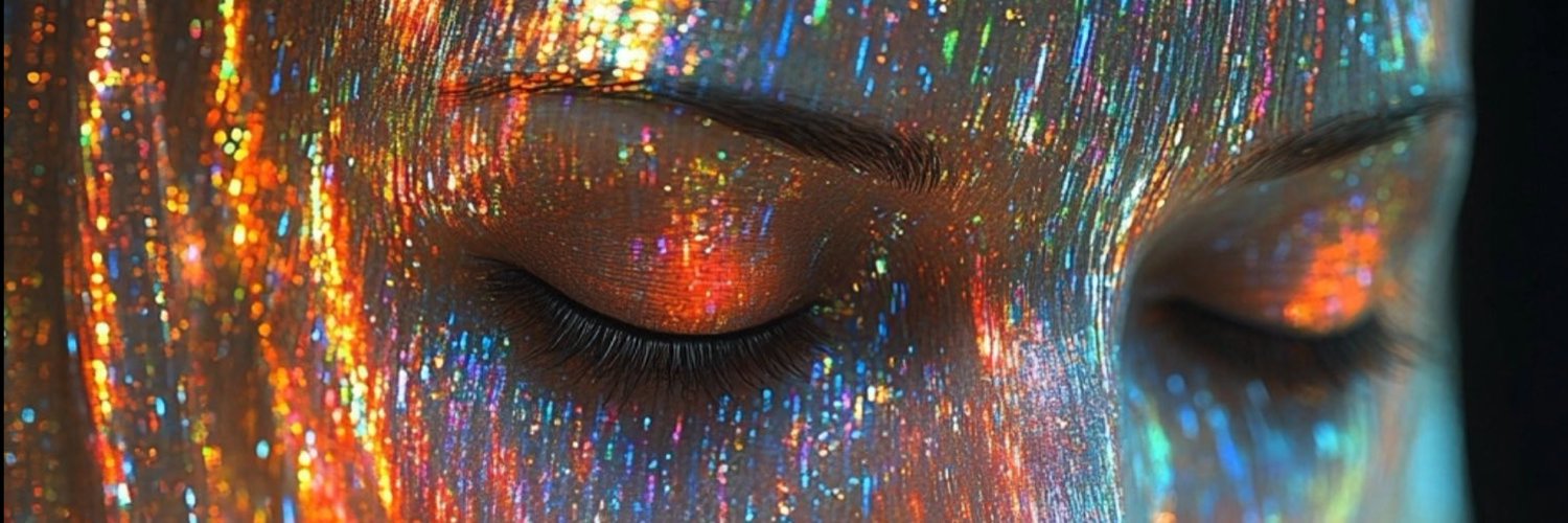 Abstract iridescent texture